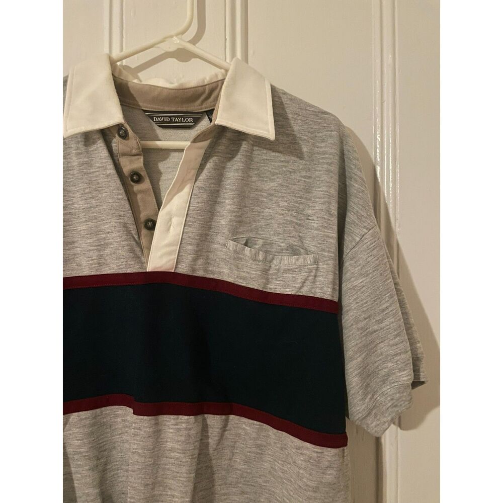 David Taylor Colorblock Rugby Polo Shirt